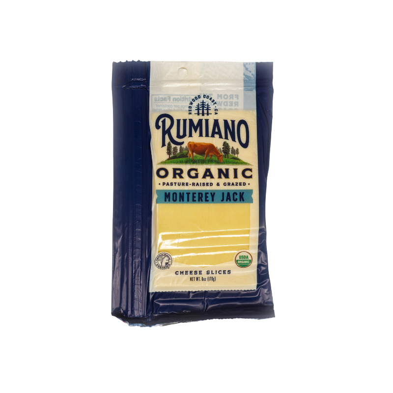 Rumiano Organic Monterey Jack Slices 6oz Rumiano Cheese