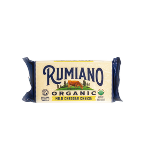 Rumiano Organic Mild Cheddar 8oz Bar