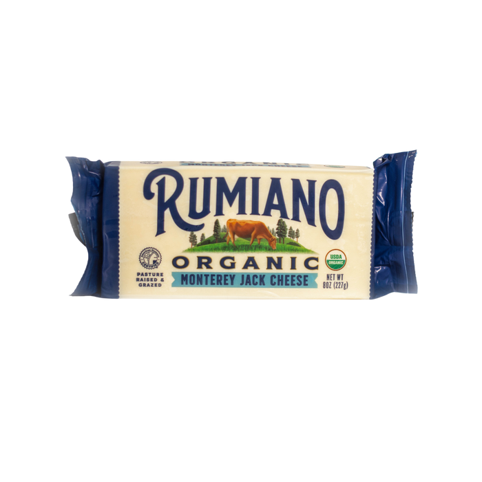 Rumiano Organic Monterey Jack 8oz Bar