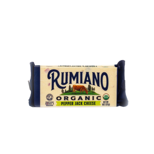 Rumiano Organic Pepper Jack 8oz Bar