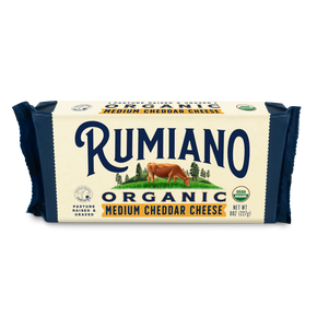 Organic Medium Cheddar Bar