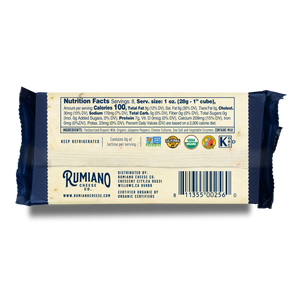 Rumiano Organic Pepper Jack 8oz Bar