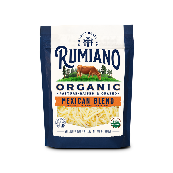 Rumiano Organic Shredded Mexican Blend 6oz