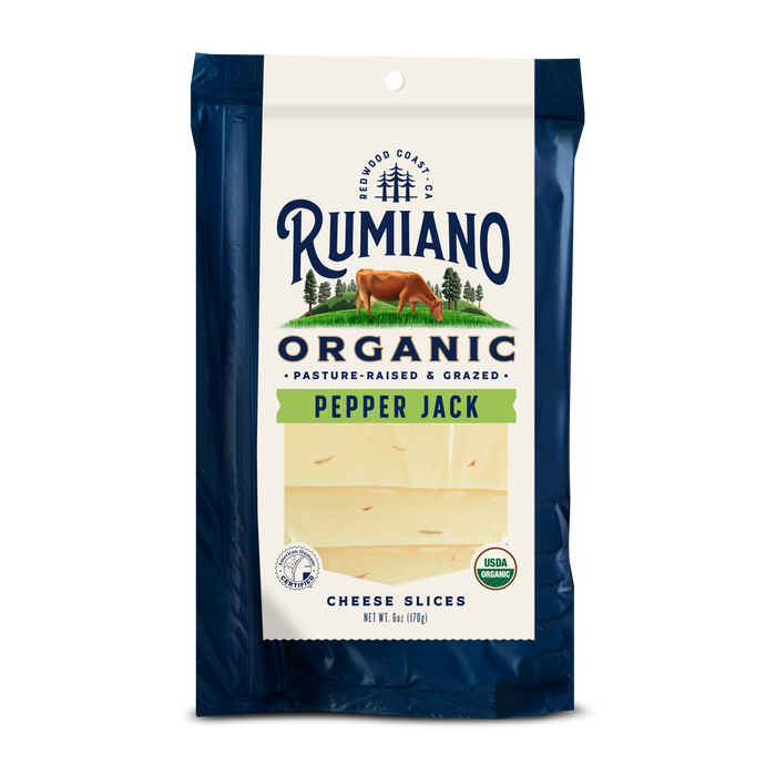 Rumiano Organic Pepper Jack Slices 6oz