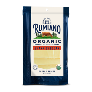 Rumiano Organic Sharp Cheddar Slices 6oz