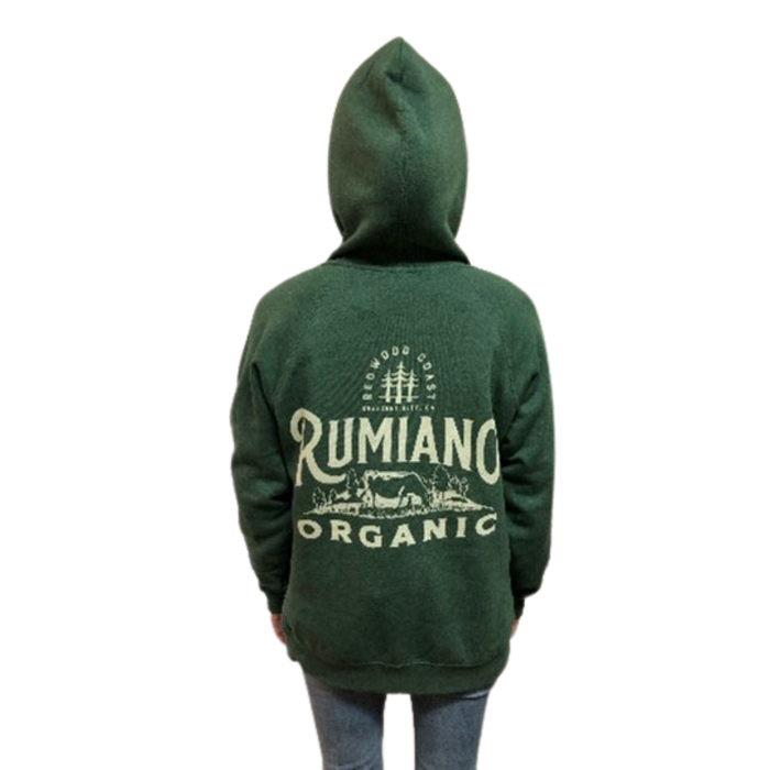 Rumiano Organic - Green and White Hoodie